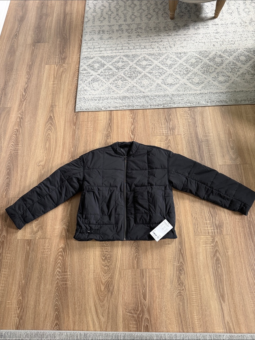 Women’s Athleta Evergreen Black Quilted Puffer Jacket- NWT